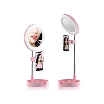 Live Broadcast Makeup - Lamp Mirror