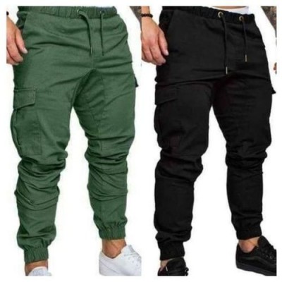 Lot De 2 Pantalons Chasseurs Homme - Noir/Vert