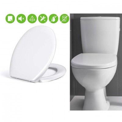Abattant WC | Abattant WC Familial | Abattant Original - LOURD, Confortable Et Propre